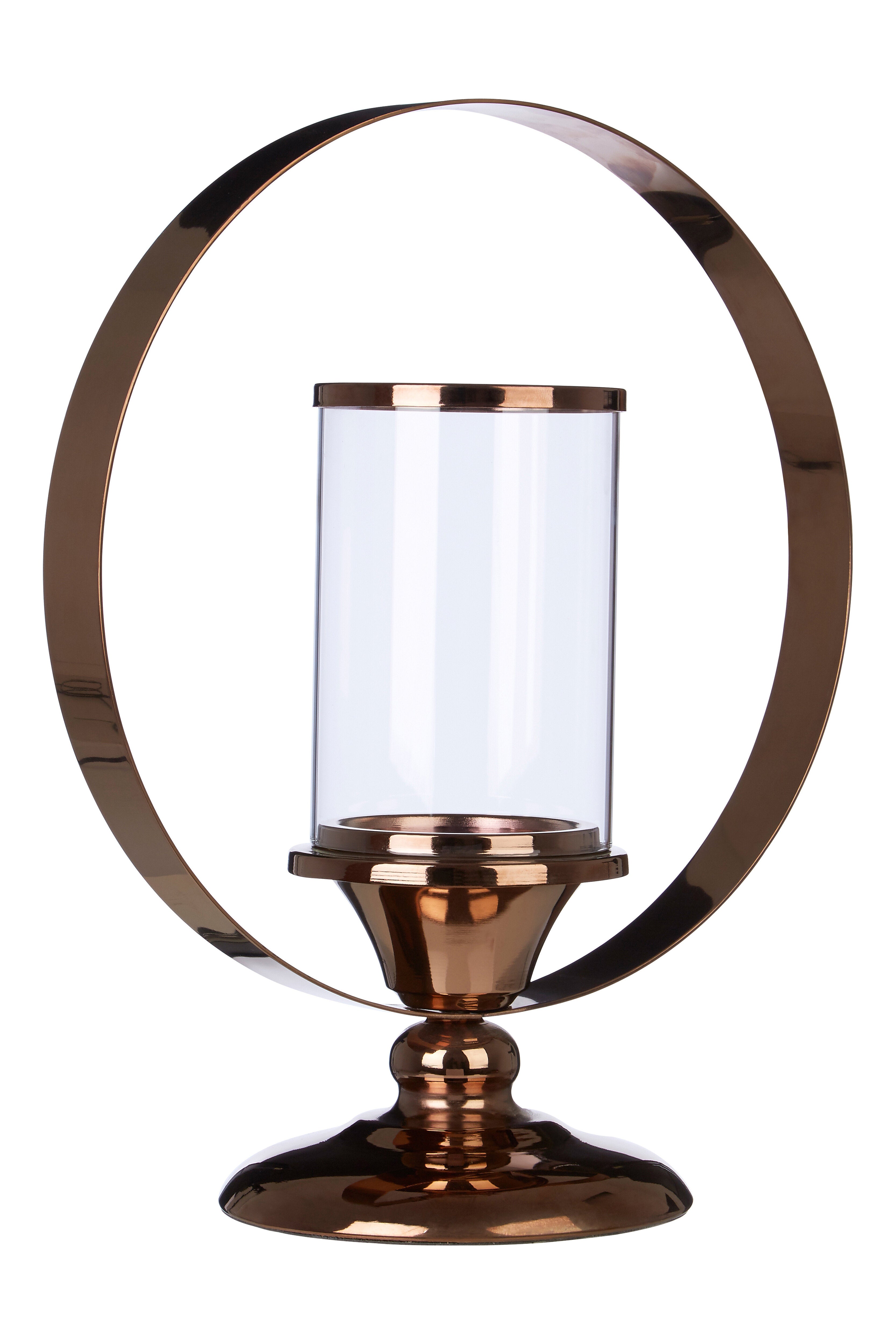 Candace Townhouse Bronze Candle Holder | Small